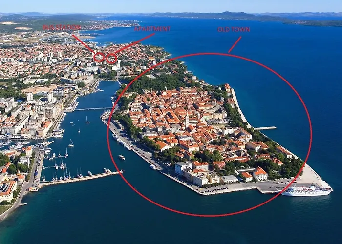 Near Center,beach,bus +free Parking Apartment Zadar